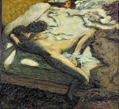 Femme allongée sur un lit, ou La femme indolente - Pierre Bonnard