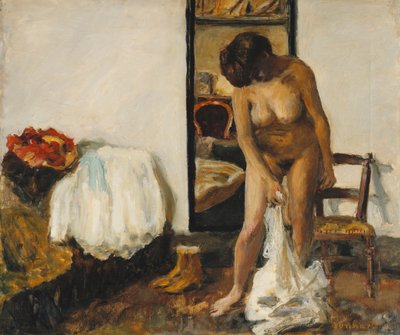Femme se déshabillant - Pierre Bonnard