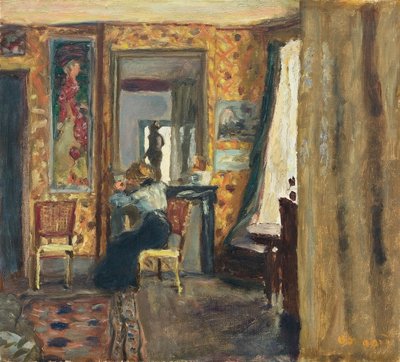 Femme dans un intérieur - Pierre Bonnard