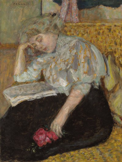 Femme à la rose, 1908 - Pierre Bonnard