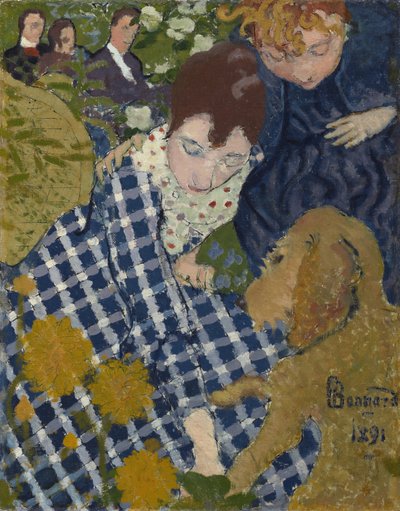 Femmes avec chien - Pierre Bonnard