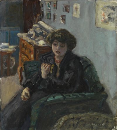 Jeune Femme dans un intérieur, vers 1906 - Pierre Bonnard