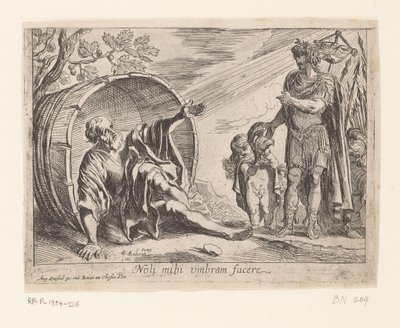 Alexandre le Grand et Diogène - Pierre Brebiette