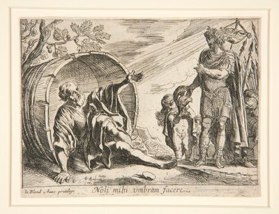 Diogène et Alexandre le Grand - Pierre Brebiette