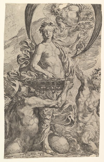 Jupiter, Pluton et Neptune offrant leurs richesses à la Fortune - Pierre Brebiette
