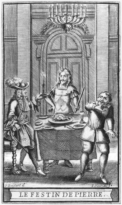 Don Juan et le Commandeur, illustration de frontispice de 
