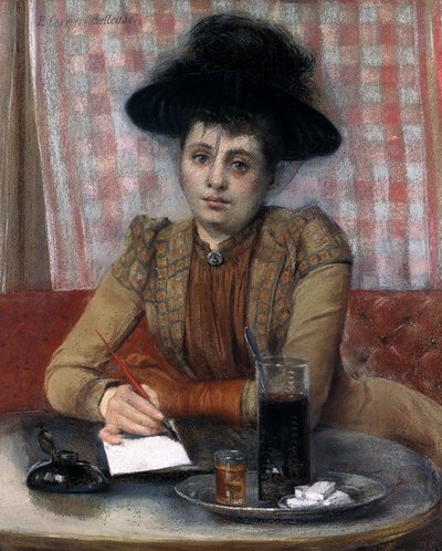 Au café, c.1900-1901 - Pierre Carrier Belleuse