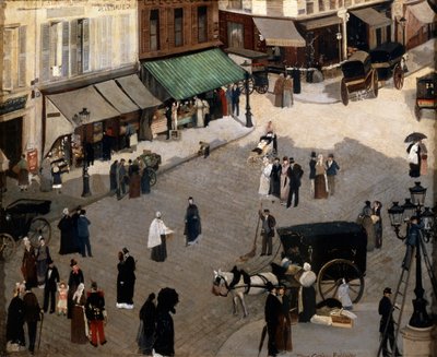La place Pigalle à Paris, années 1880 - Pierre Carrier Belleuse