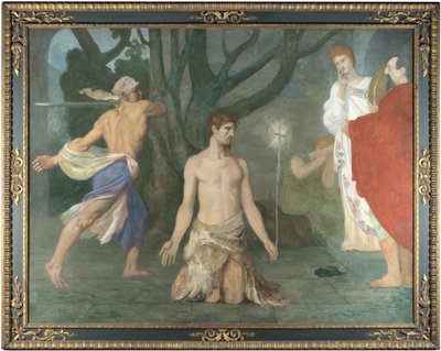 La décapitation de Saint Jean-Baptiste, c. 1869 - Pierre Puvis de Chavannes