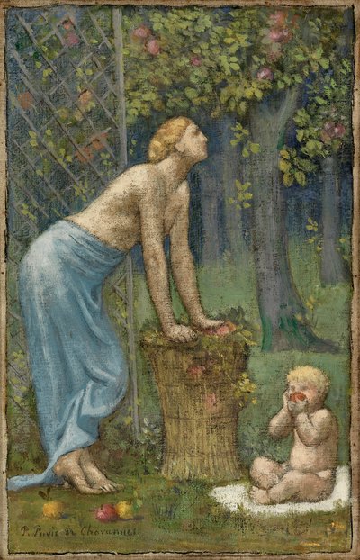 Recolte des Pommes - Pierre Cécile Puvis de Chavannes