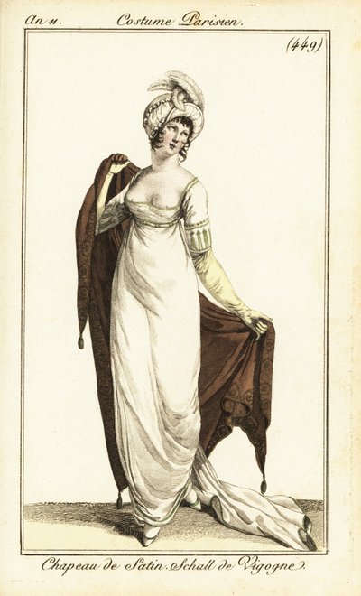 Merveilleuse en robe d