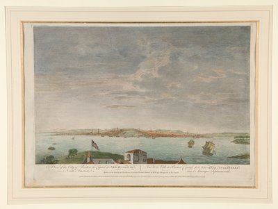 Vue de la ville de Boston, capitale de la Nouvelle-Angleterre, en Amérique du Nord - Pierre Charles Canot