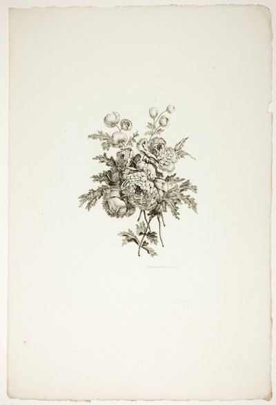Bouquet avec pivoines, d