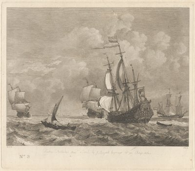 Étude marine n°3 - Pierre Charles Canot