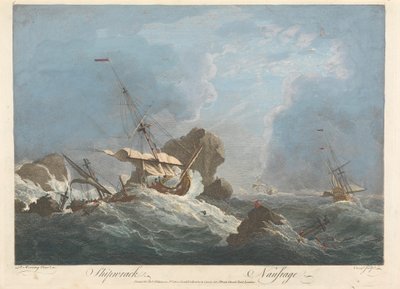 Naufrage - Pierre Charles Canot