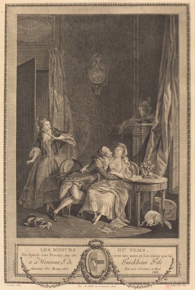 Les moeurs du temps - Pierre Charles Ingouf after Sigmund Freudenberger