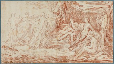 Le bain de Diane - Pierre Charles Tremolieres
