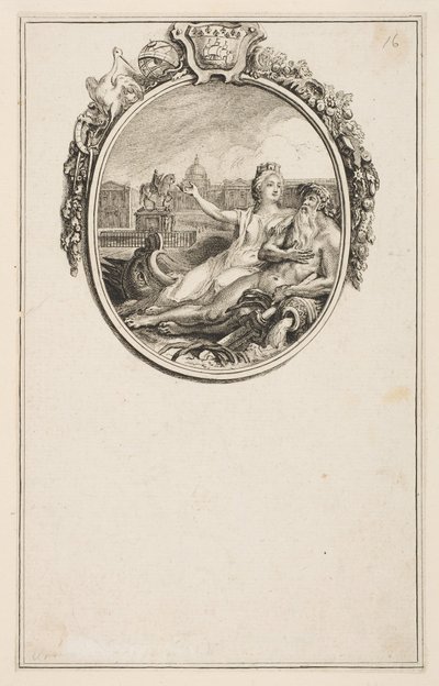 Inauguration de la statue équestre de Louis XV, 1766 - Pierre Chenu