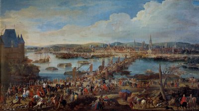Vue de la ville de Rouen prise de Saint Sever (détail) - Pierre Denis Martin