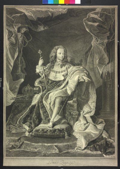 Roi de France Louis XV - Pierre Drevet