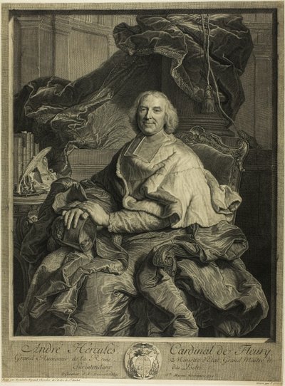 Portrait du cardinal de Fleury - Pierre Drevet