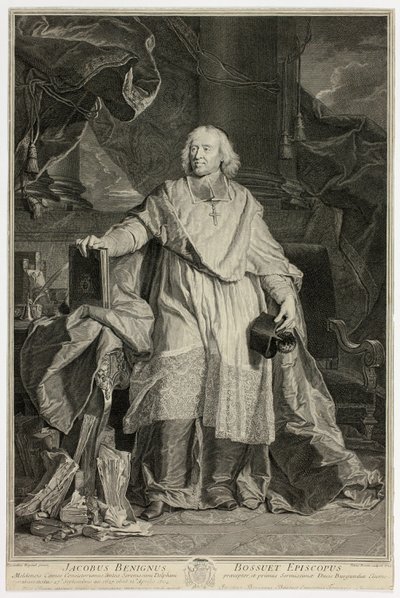 Portrait de Jacques Bénigne Bossuet, évêque de Meaux - Pierre Drevet