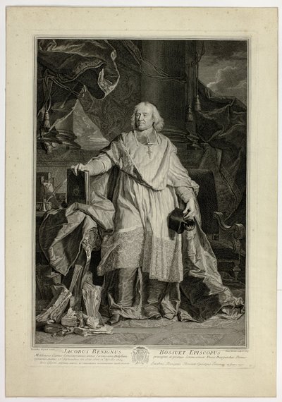 Portrait de Jacques Bénigne Bossuet, évêque de Meaux - Pierre Drevet