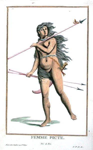 Une femme picte de 