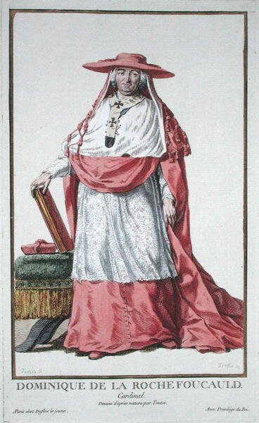 Cardinal Dominique de la Rochefoucauld (1712-1800) de 
