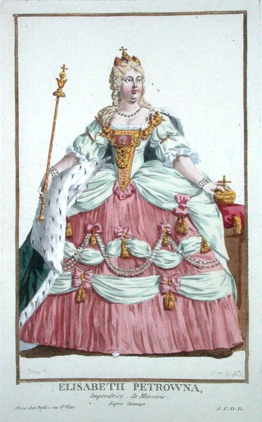 Elizabeth Petrovna (1709-62) Impératrice de Russie (1741-62) de 