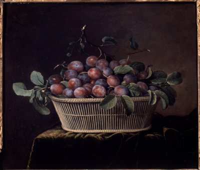 Panier de prunes - Pierre Dupuis