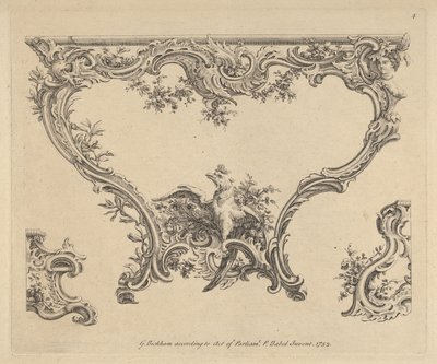 Conception pour une console, 1752 - Pierre Edme Babel