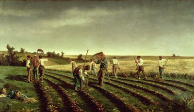 Récolte de sainfoin à Chambaudouin, 1882 - Pierre Edmond Alexandre Hedouin