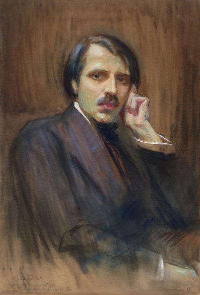 Portrait du pianiste et compositeur Alfred Cortot 1877-1962, 1911 - Pierre Émile Cornillier
