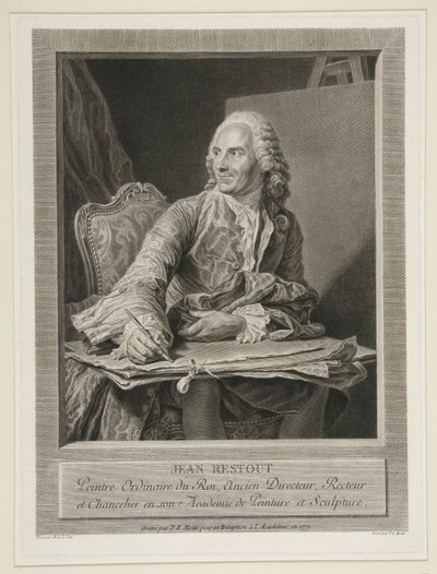 Jean Restout le Jeune - Pierre Etienne Moitte