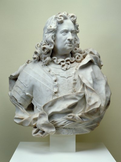 Buste du comte Karl de Hesse-Cassel, 1714 - Pierre Etienne Monnot