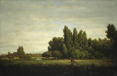 Un pré bordé d