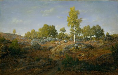 Un chemin parmi les rochers - Pierre Etienne Theodore Rousseau