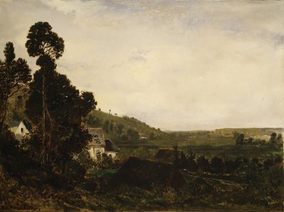 Une vieille chapelle dans une vallée, ca. 1835 - Pierre Etienne Theodore Rousseau