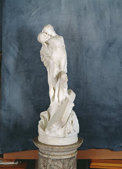 Figure de la Mort étreignant une femme nue - Pierre Eugene Emile Hebert