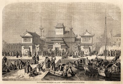 Le bâtiment des douanes de Shanghai - Pierre Eugene Grandsire