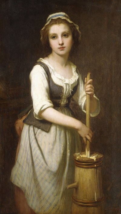 Barattage du beurre - Pierre Francois Bouchard