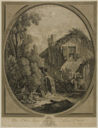 Paysage avec moulin à vent - Pierre Francois Laurent