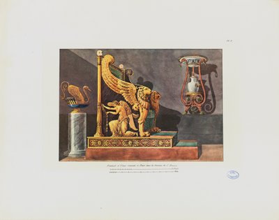 Fauteuil et vase dans la maison de C.D., du 