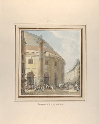 La Halle aux Blés, vue extérieure - Pierre Francois Leonard Fontaine