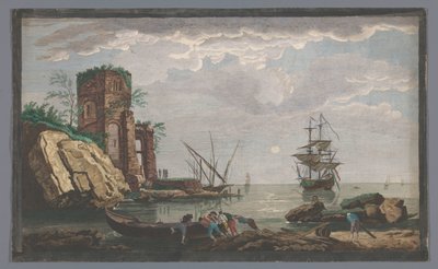 Vue des environs de Toulon - Pierre François Basan