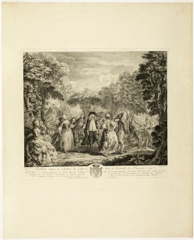 Le Carnaval de Parnasse - Pierre François Basan