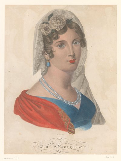 Femme française avec boucle d