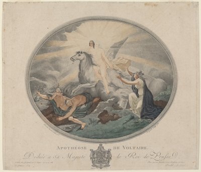 Apothéose de Voltaire - Pierre François Legrand, after Robert Guillaume Dardel