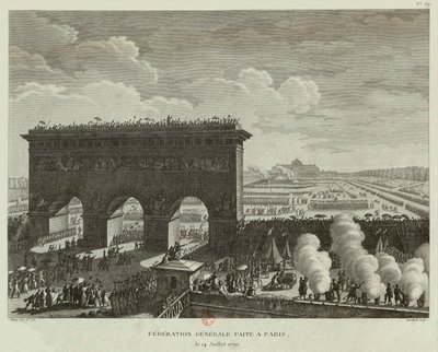 Fédération générale faite à Paris le 14 juillet 1790 - Pierre-Gabriel Berthault